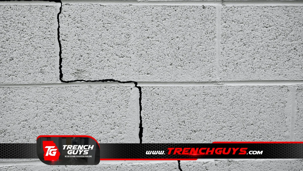 basement crack repair by Trench Guys