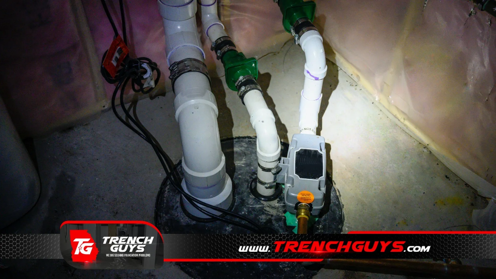 Basement Sump Pumps by Trench Guys in Macon, GA
