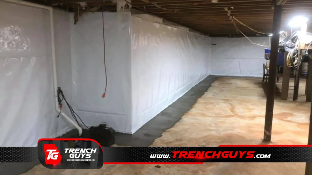 basement waterproofing by Trench Guys