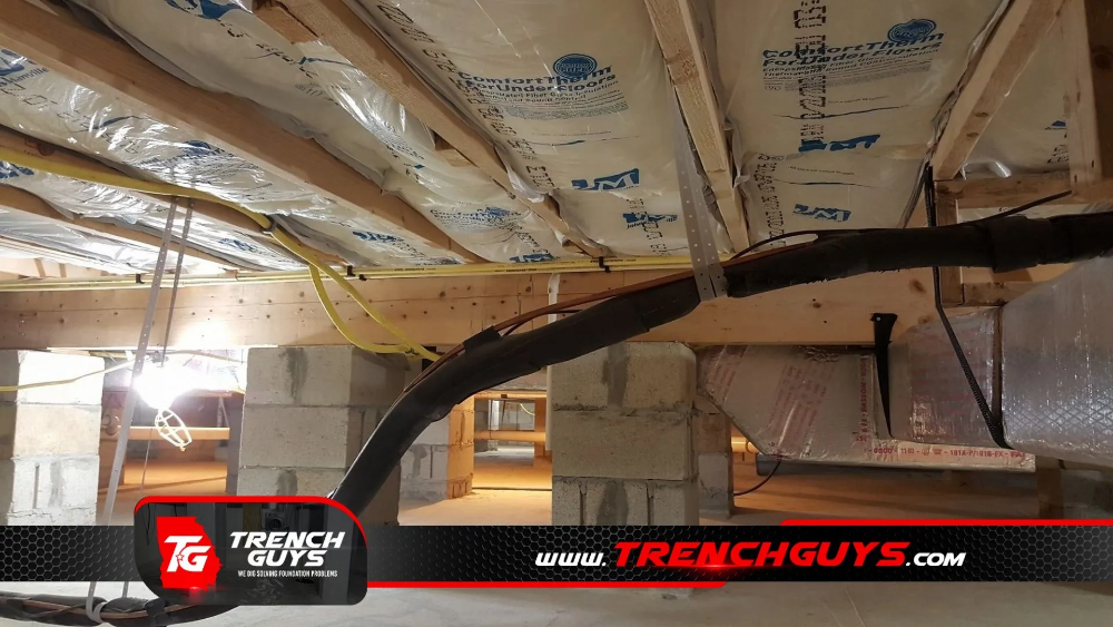 crawl space insulation by Trench Guys