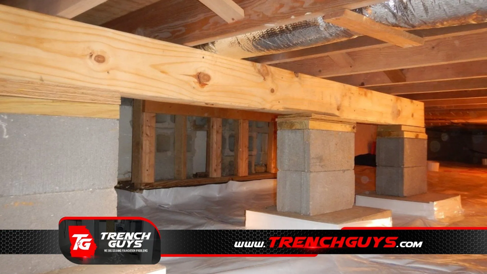 crawl space repair by Trench Guys