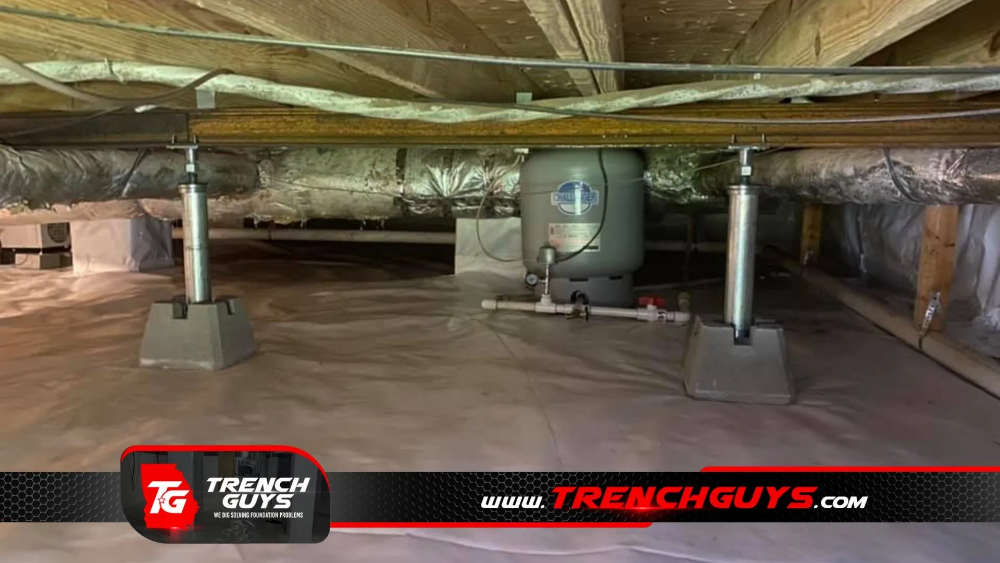 foundation jacks by Trench Guys