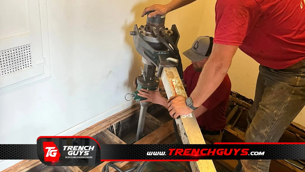 foundation repair by Trench Guys