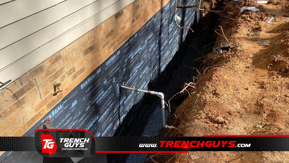 foundation waterproofing by Trench Guys