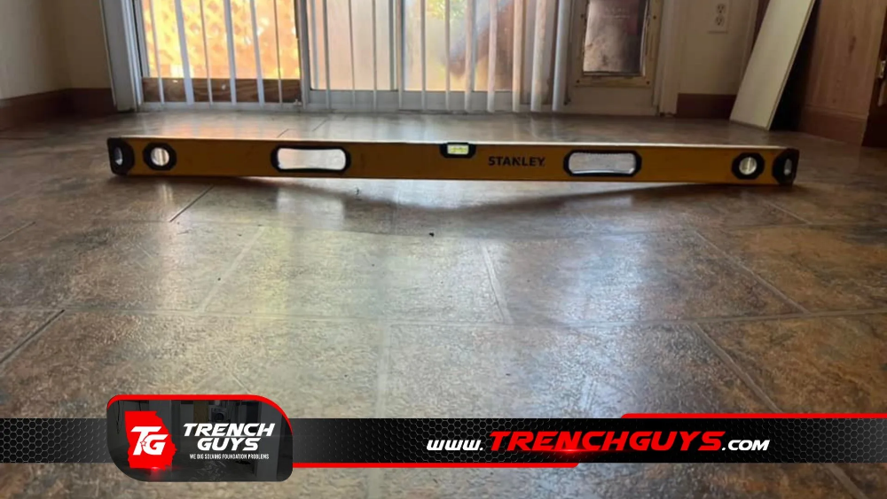 sagging floor repair by Trench Guys